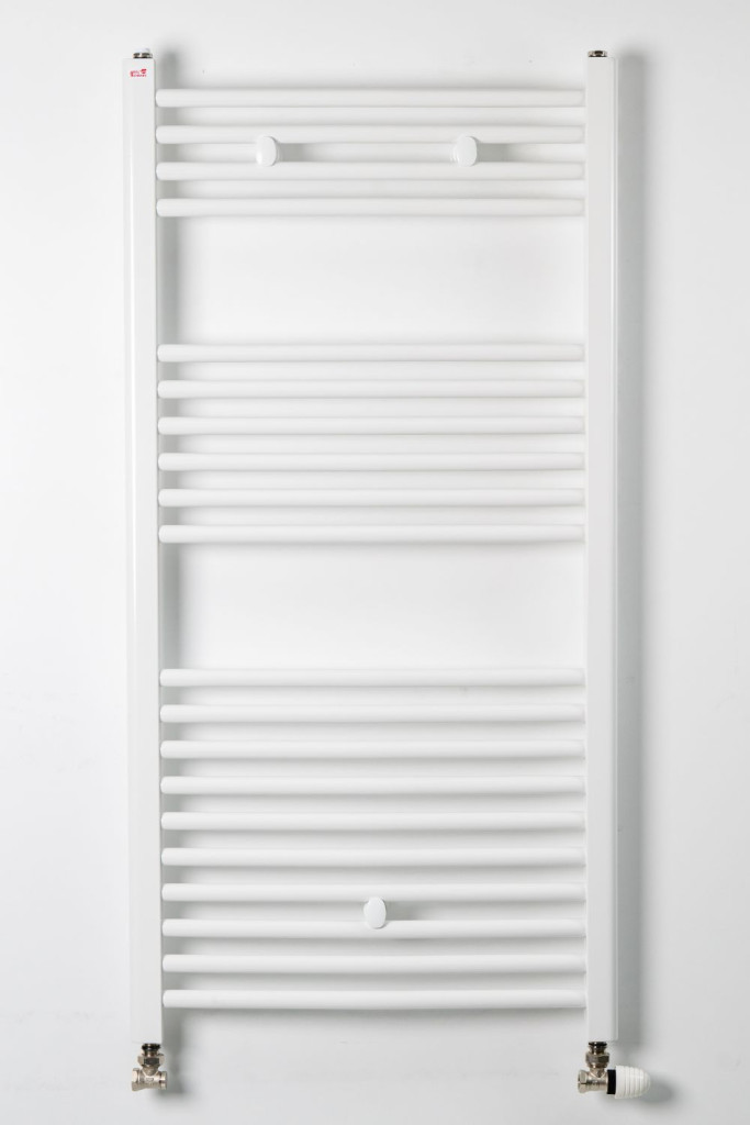 Törölközőszárító radiátor - Viva Platinum Therm - EGYENES - fehér - 700 x 1200 mm