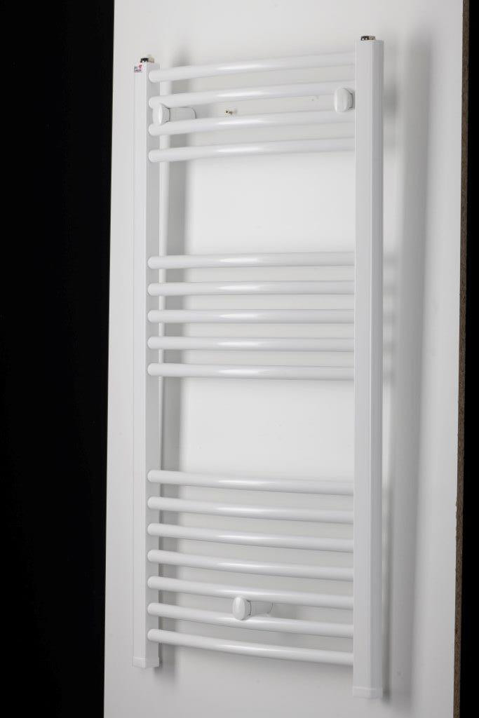 Törölközőszárító radiátor - Viva Platinum Therm - ÍVES - fehér - 700 x 1000 mm