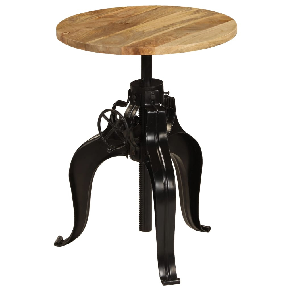 tömör mangófa bárasztal 60 x (76-110) cm