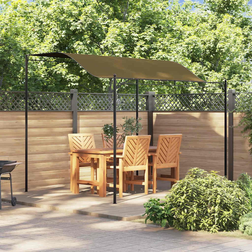 tópszínű napellenző 3 x 2,4 m 180 g/m²