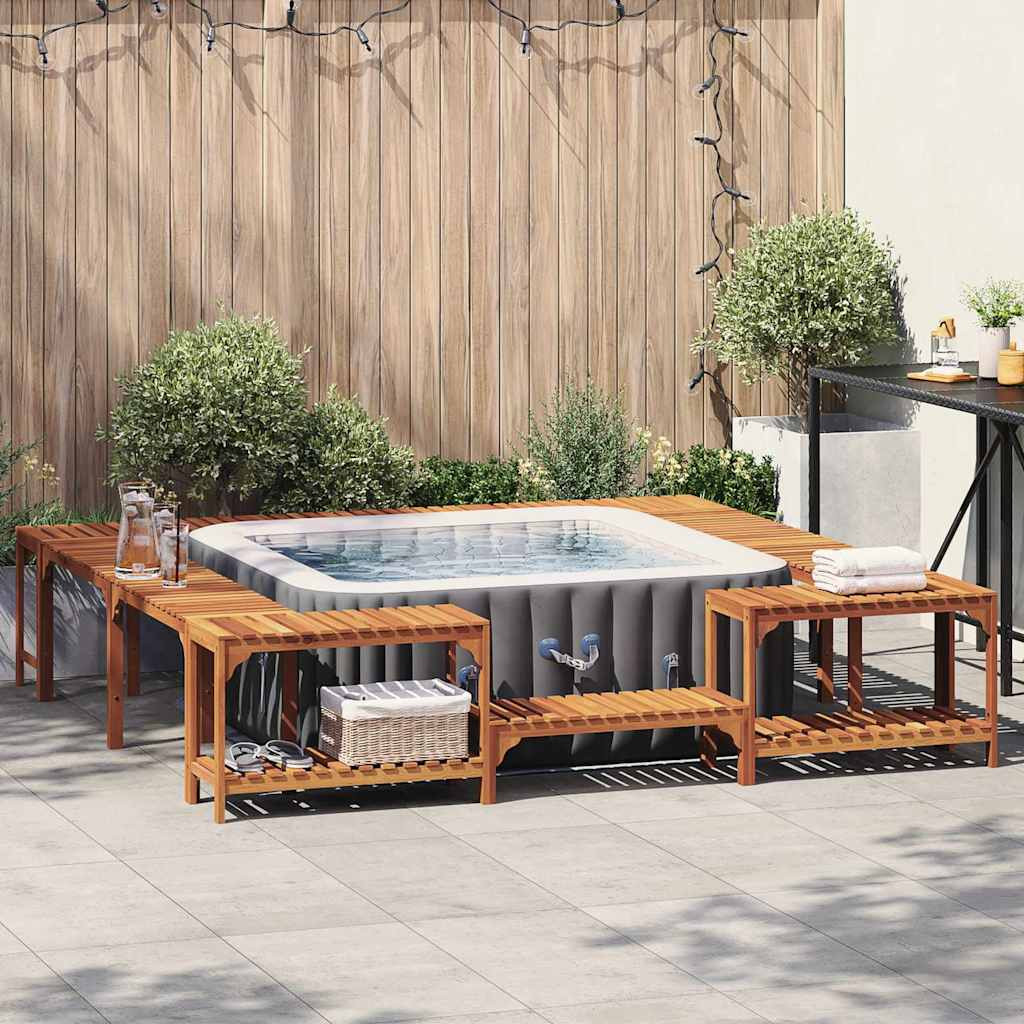 Jakuzzi Környezet Barna 250 x 250 cm Tömör Akácfa