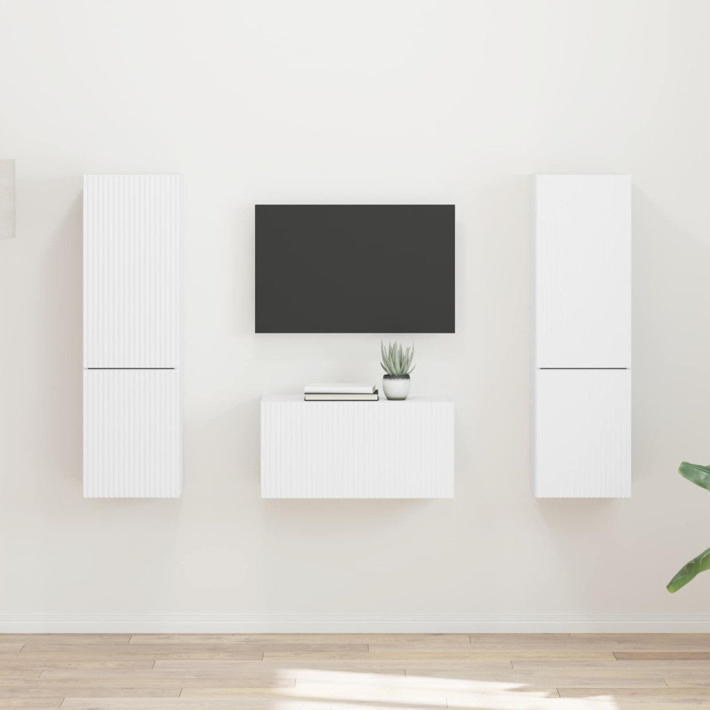 3 pcs Fehér