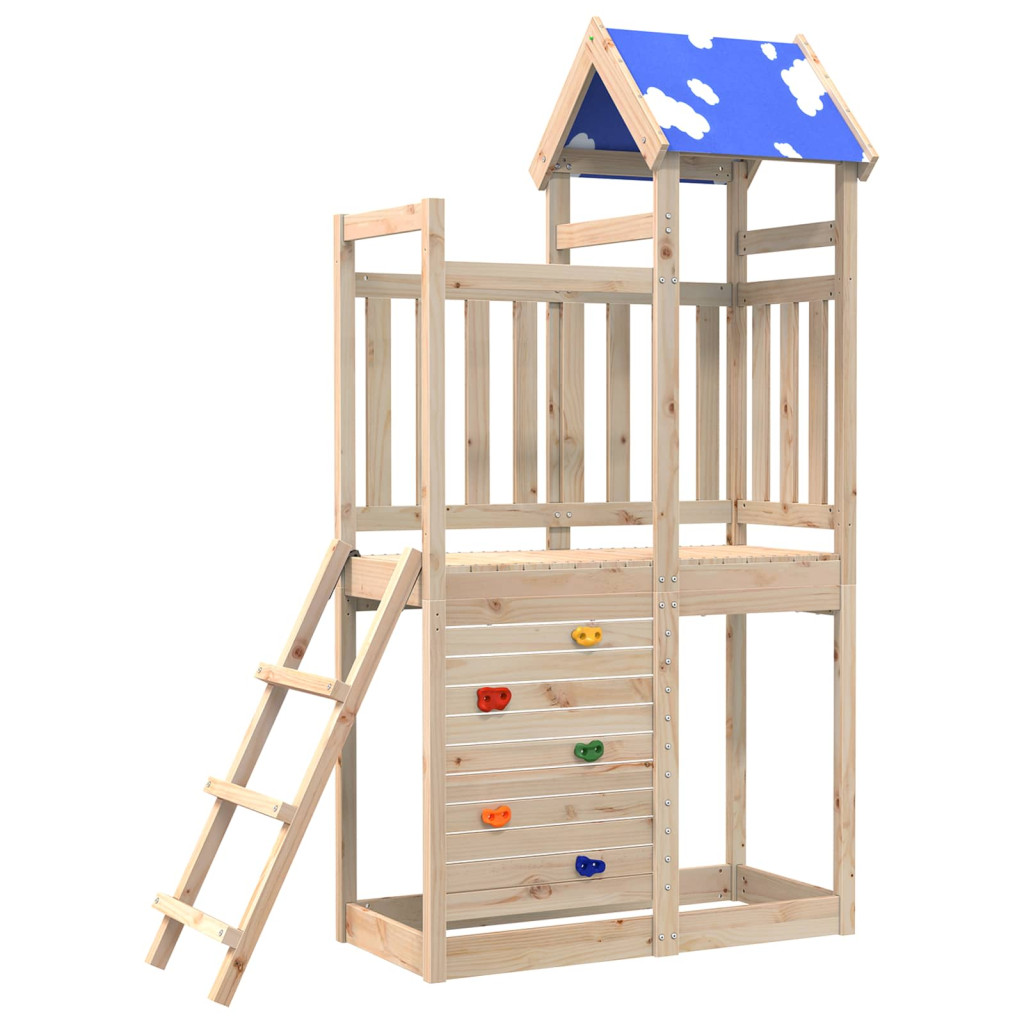 Játék Torny Barna 110,5 x 52,5 x 215cm Tömör fenyőfa