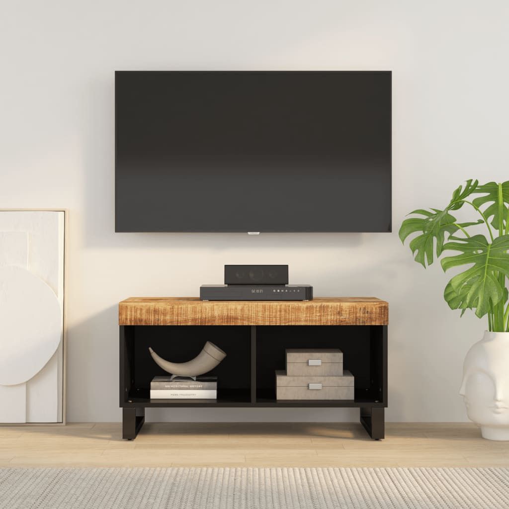 tömör mangófa TV-szekrény 85 x 33 x 43,5 cm