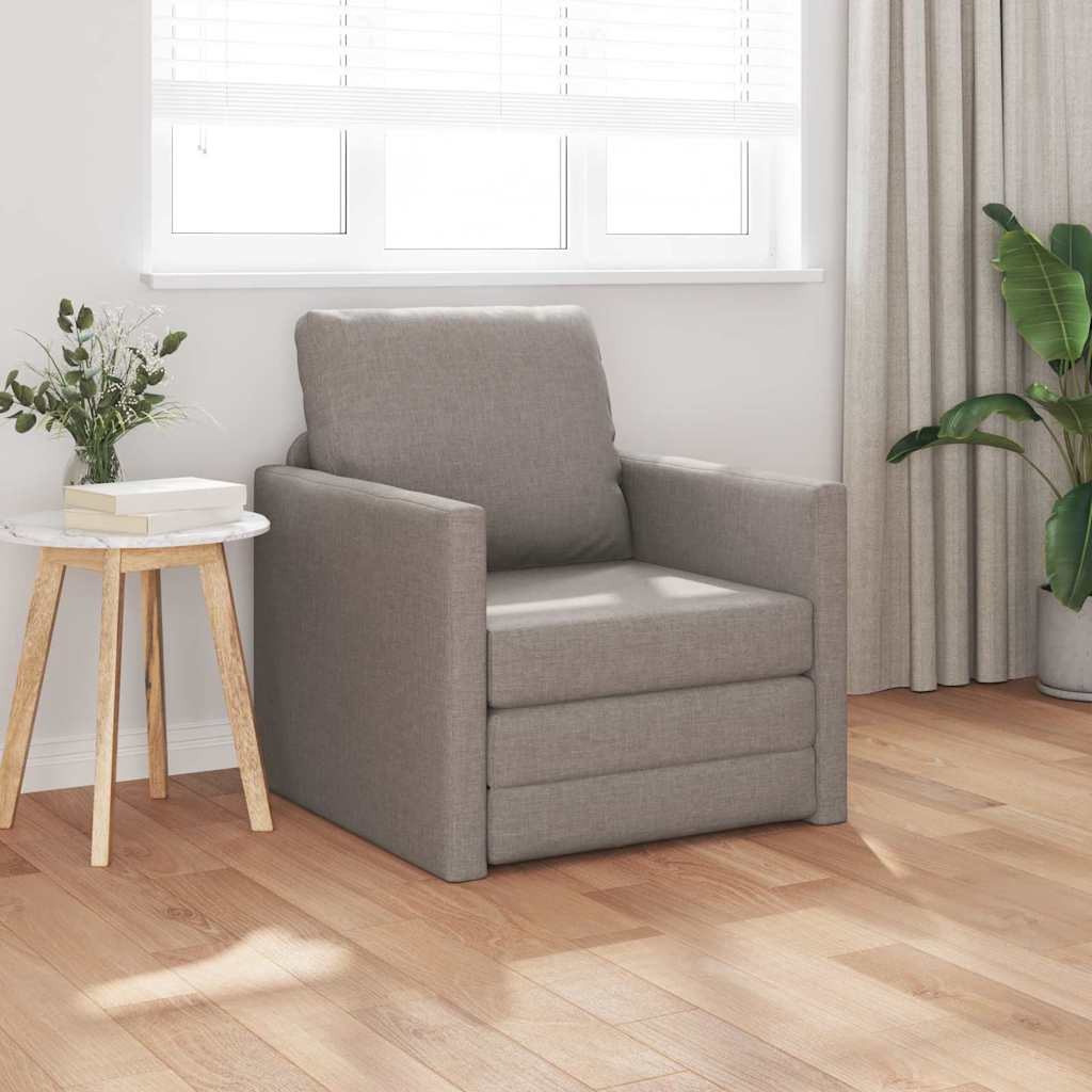 vidaXL Kanapéágy 60cm Tópszínű szövet