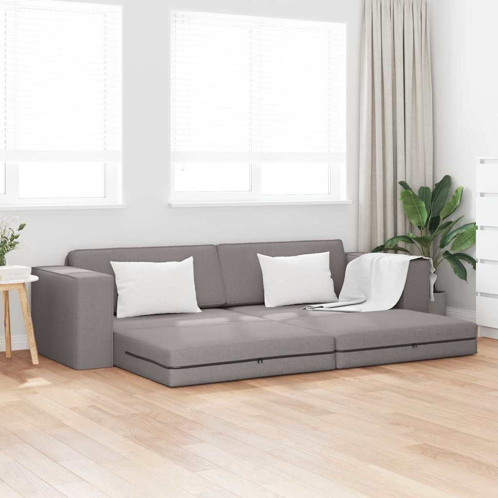Kanapéágy 200cm Tópszínű szövet