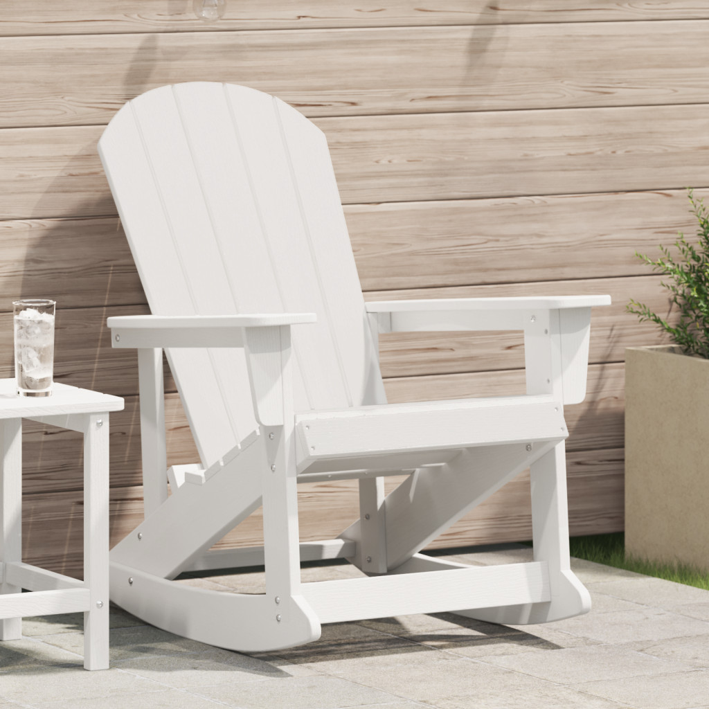 Adirondack hintaszék Fehér 73.5x92x90 cm HDPE