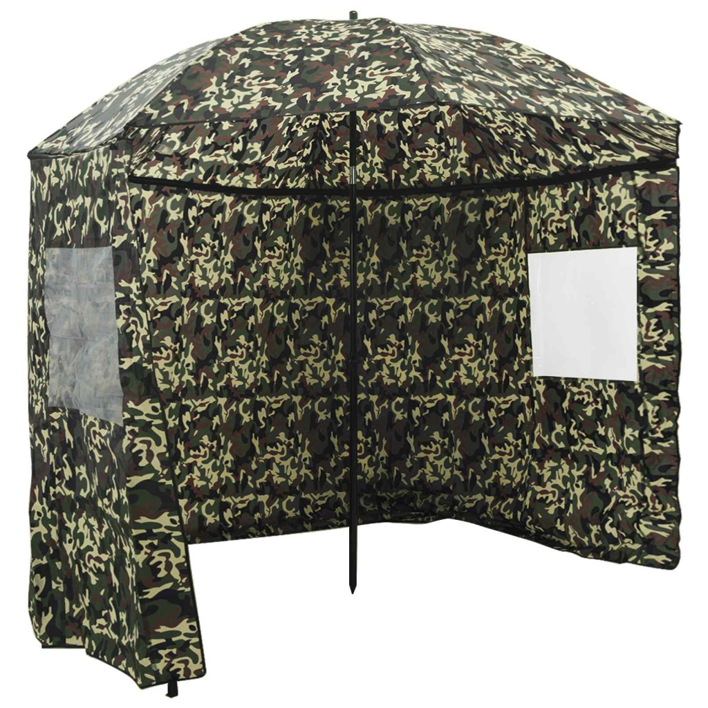 Horgászernyő Terepszínű 240 x 210 cm Oxford Poliészter