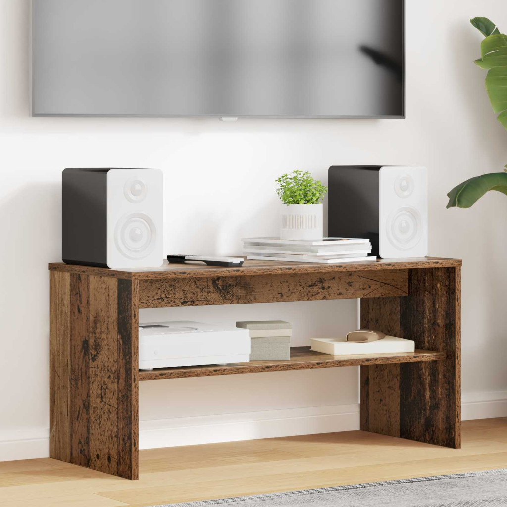 vidaXL TV szekrény Öreg fa 80 x 35 x 40 cm Faanyag