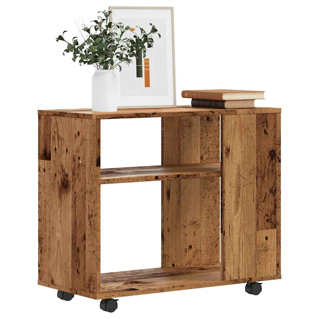Oldalasztal Régi fa 70x35x55 cm műszaki fa Oldalasztal Régi fa 70x35x55 cm műszaki fa