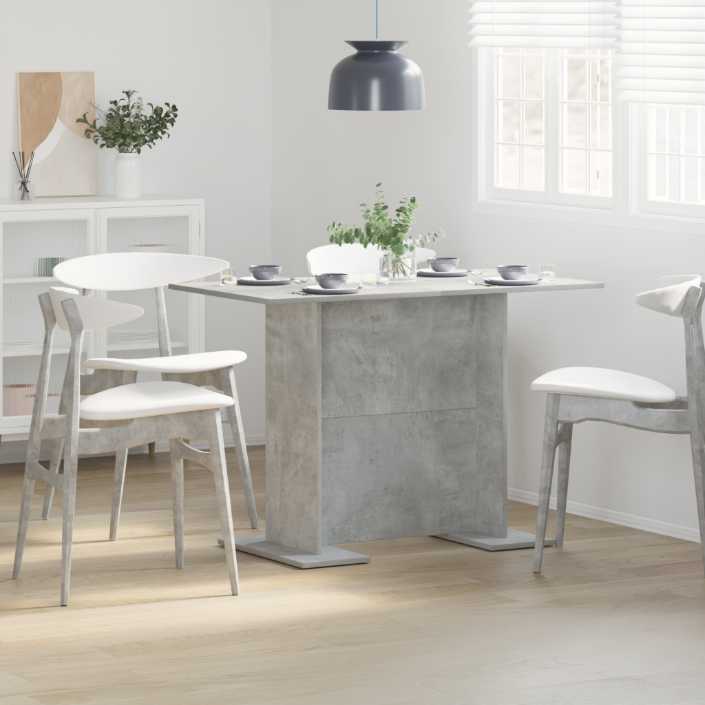Beton Szürke Étkezőasztal 110x60x75 cm Mérnöki Fa
