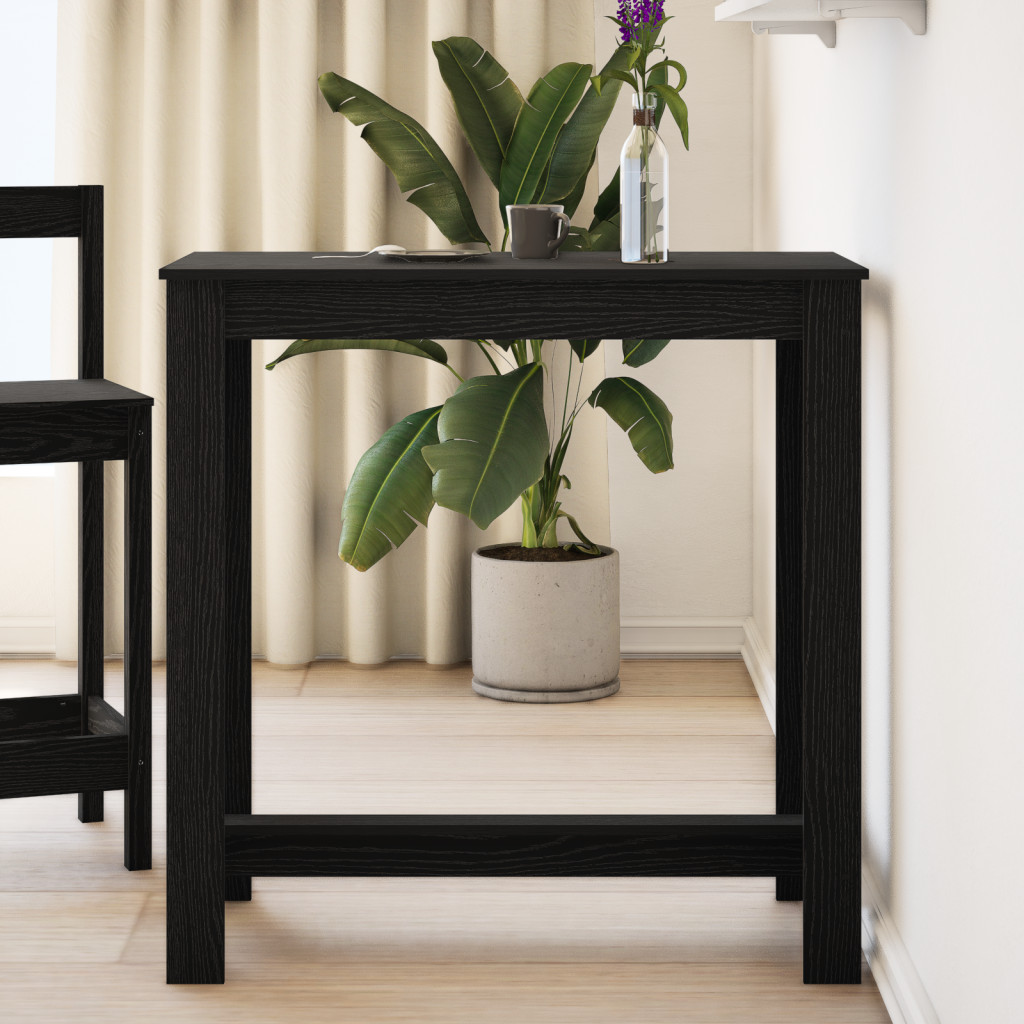 Fekete Tölgy Bárasztal 102x50x103,5 cm Mérnöki Fa