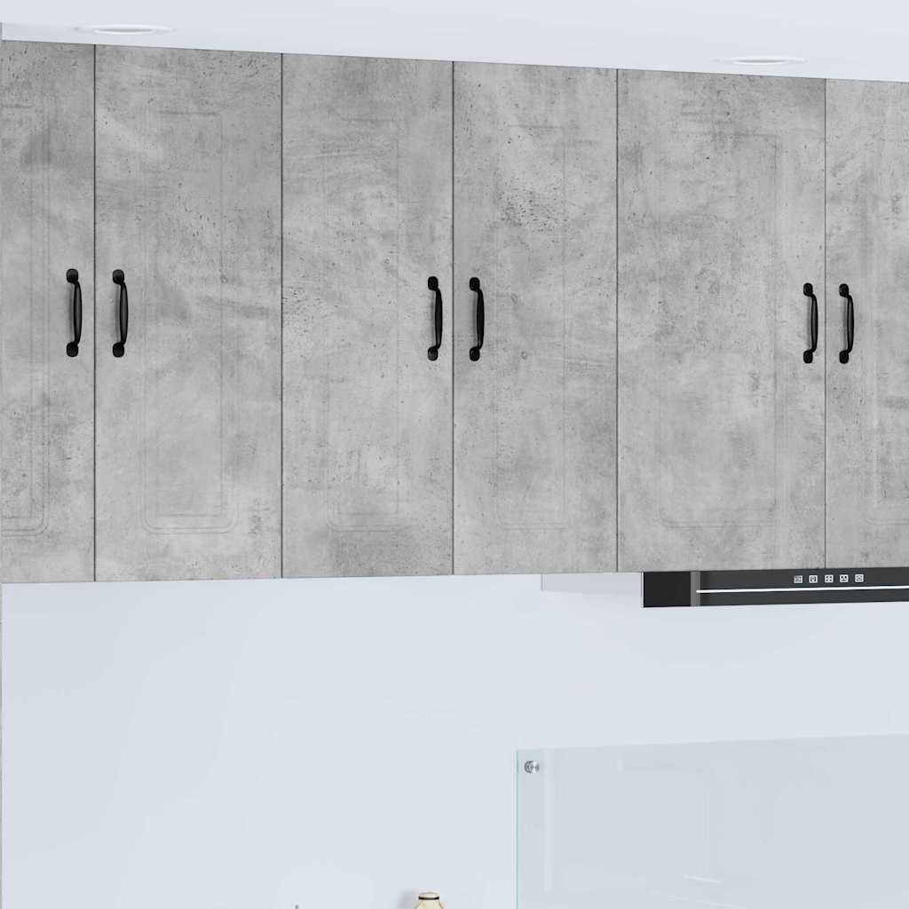 Fali konyhaszekrény Beton Szürke 60 x 31 x 80 cm Faanyag