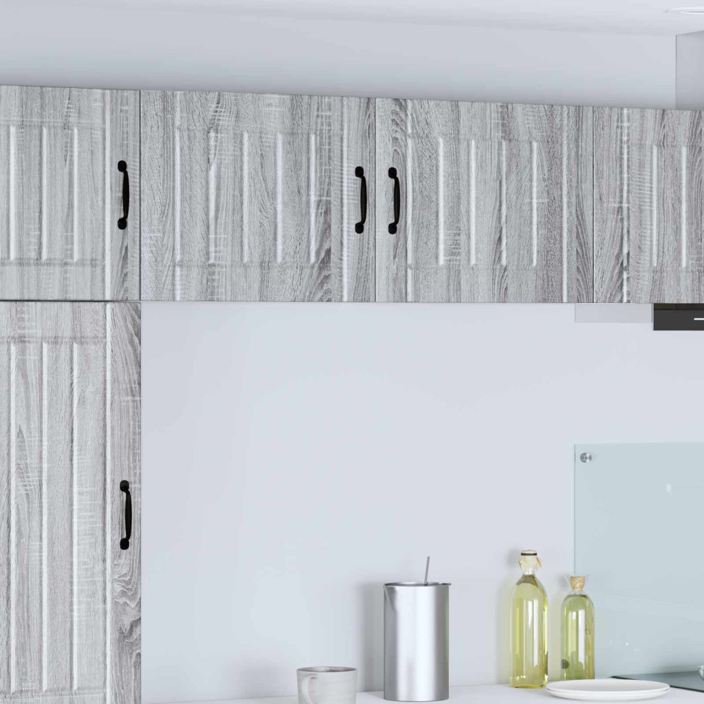 Konyhaszekrény 2 pcs Szürke Sonoma 50 x 31 x 40 cm Faanyag