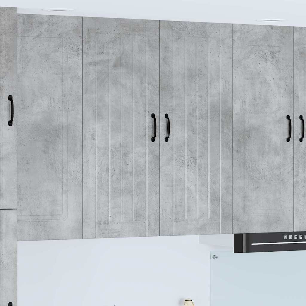 Konyhaszekrény Beton Szürke 80 x 31 x 100 cm Faanyag