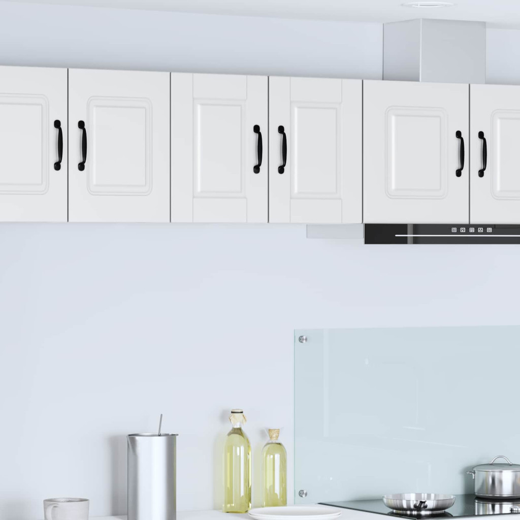 Konyhaszekrény polcokkal 2 pcs Fehér 30 x 31 x 40 cm Faanyag
