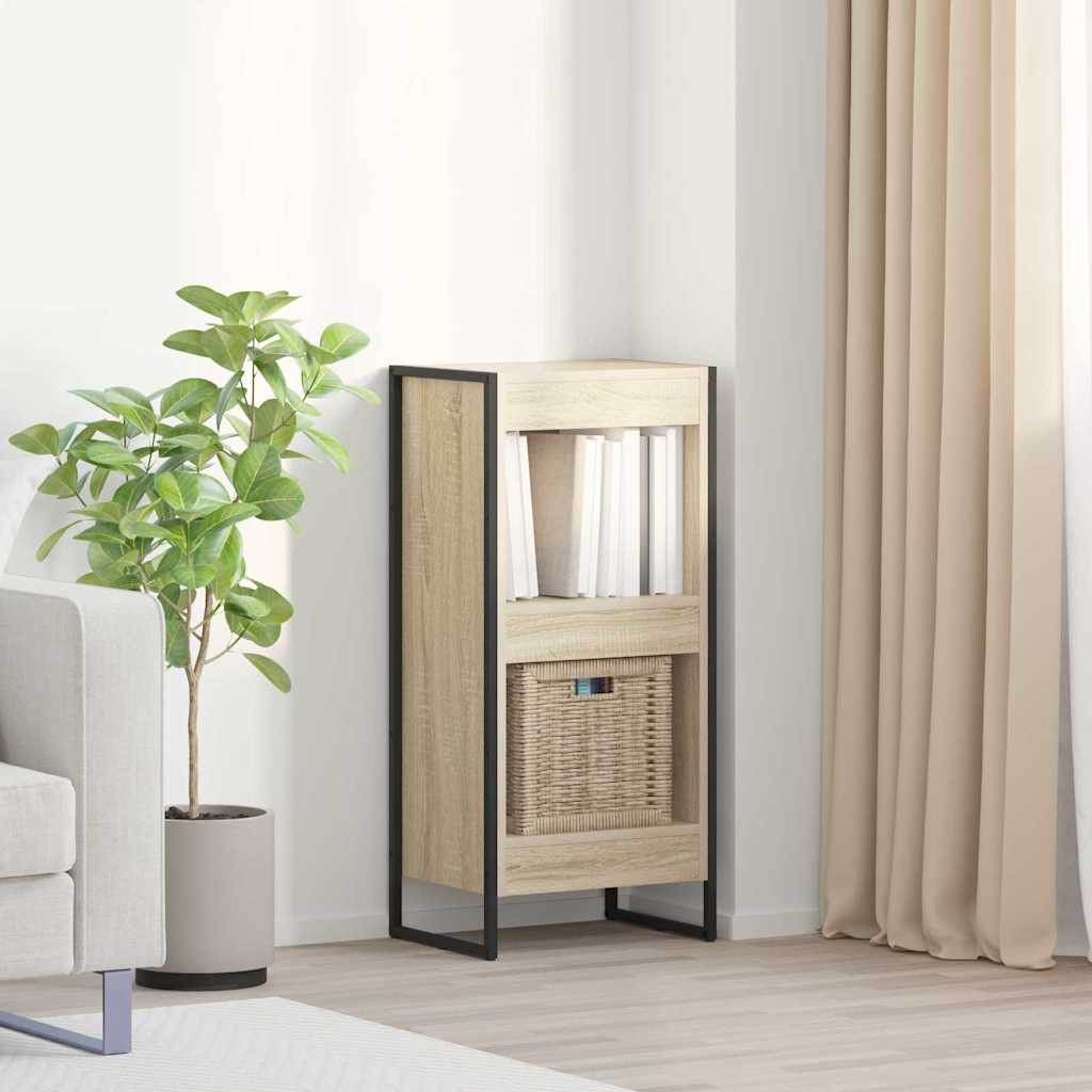 Könyvespolc Sonoma 80 x 30 x 155 cm Faanyag