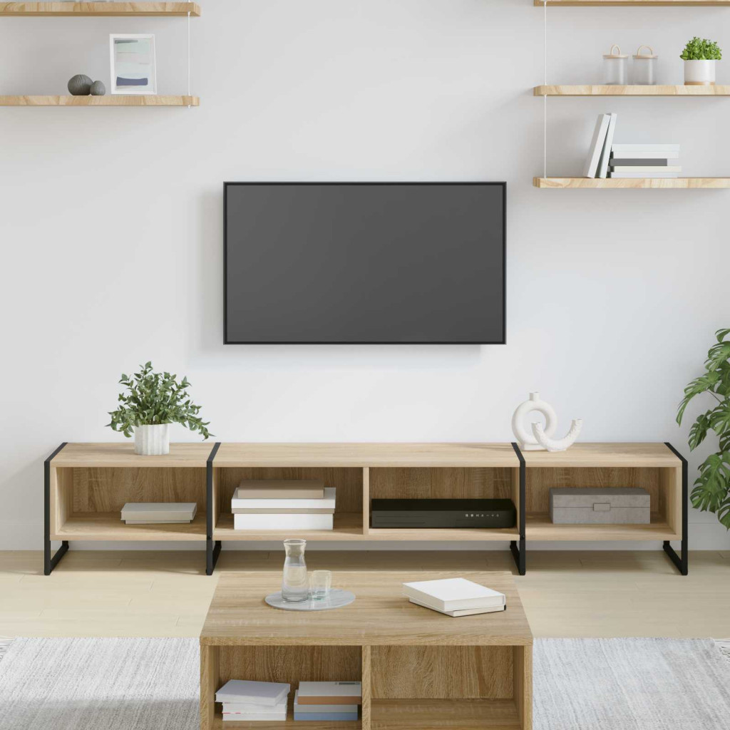TV szekrény Sonoma 170.5 x 36 x 30.5 cm Faanyag