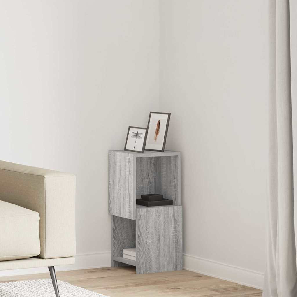 Sarokszekrény Szürke Sonoma 25,5x25x55cm Faanyag