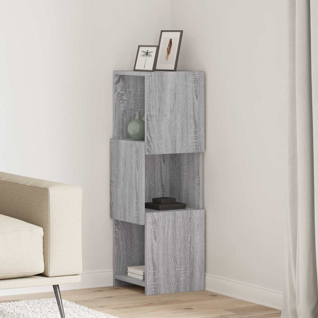 Sarokszekrény Szürke Sonoma 30,5x30x95cm Faanyag