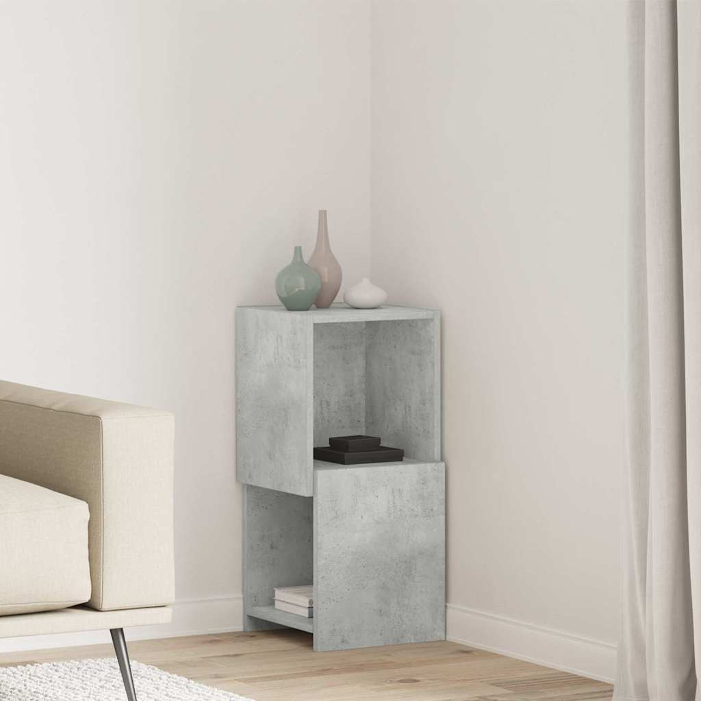 Sarokszekrény Beton Szürke 30,5x30x65cm Faanyag