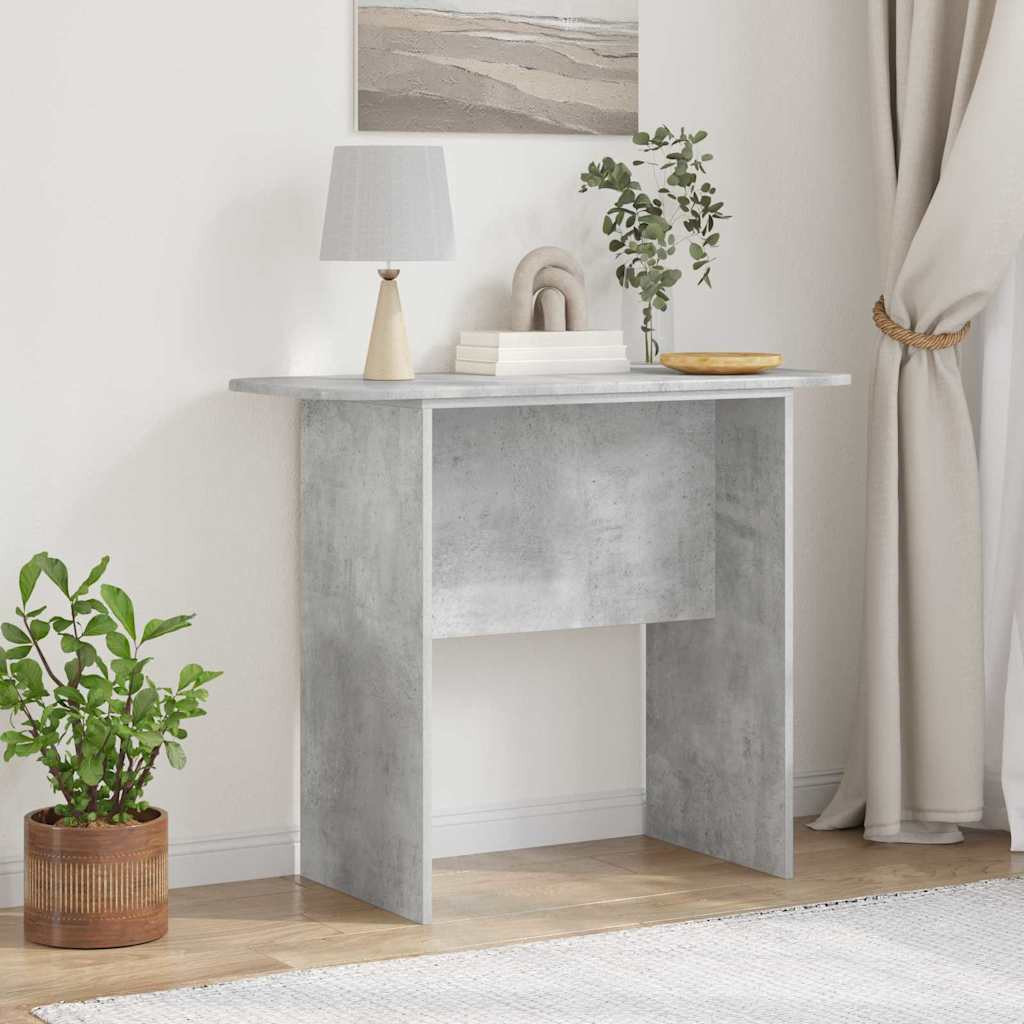 vidaXL Konzolasztal Beton Szürke 93 x 40 x 75 cm Faanyag