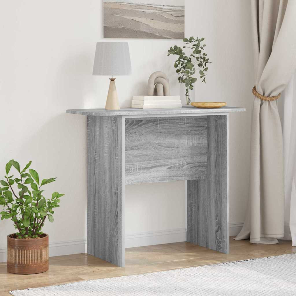 vidaXL Konzolasztal Szürke Sonoma 93 x 40 x 75 cm Faanyag